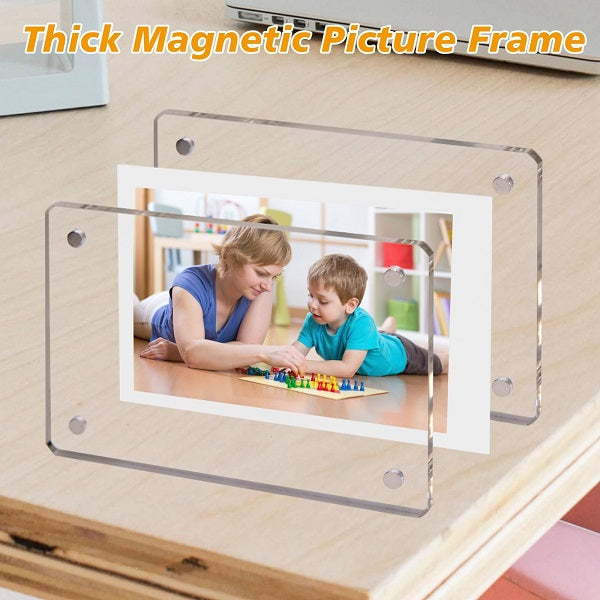 Acrylic Fridge Magnetic Picture Frame